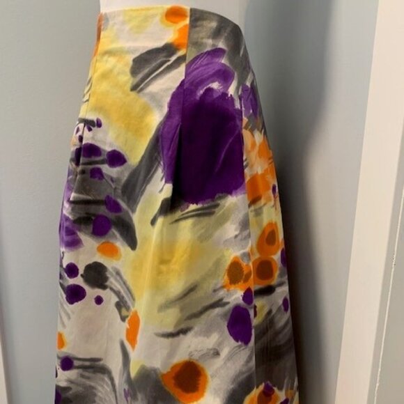 Nougat Boldly Colorful A Line Skirt, Size 4 (please see below for measurements) - Picture 3 of 4